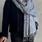 Blue shawl